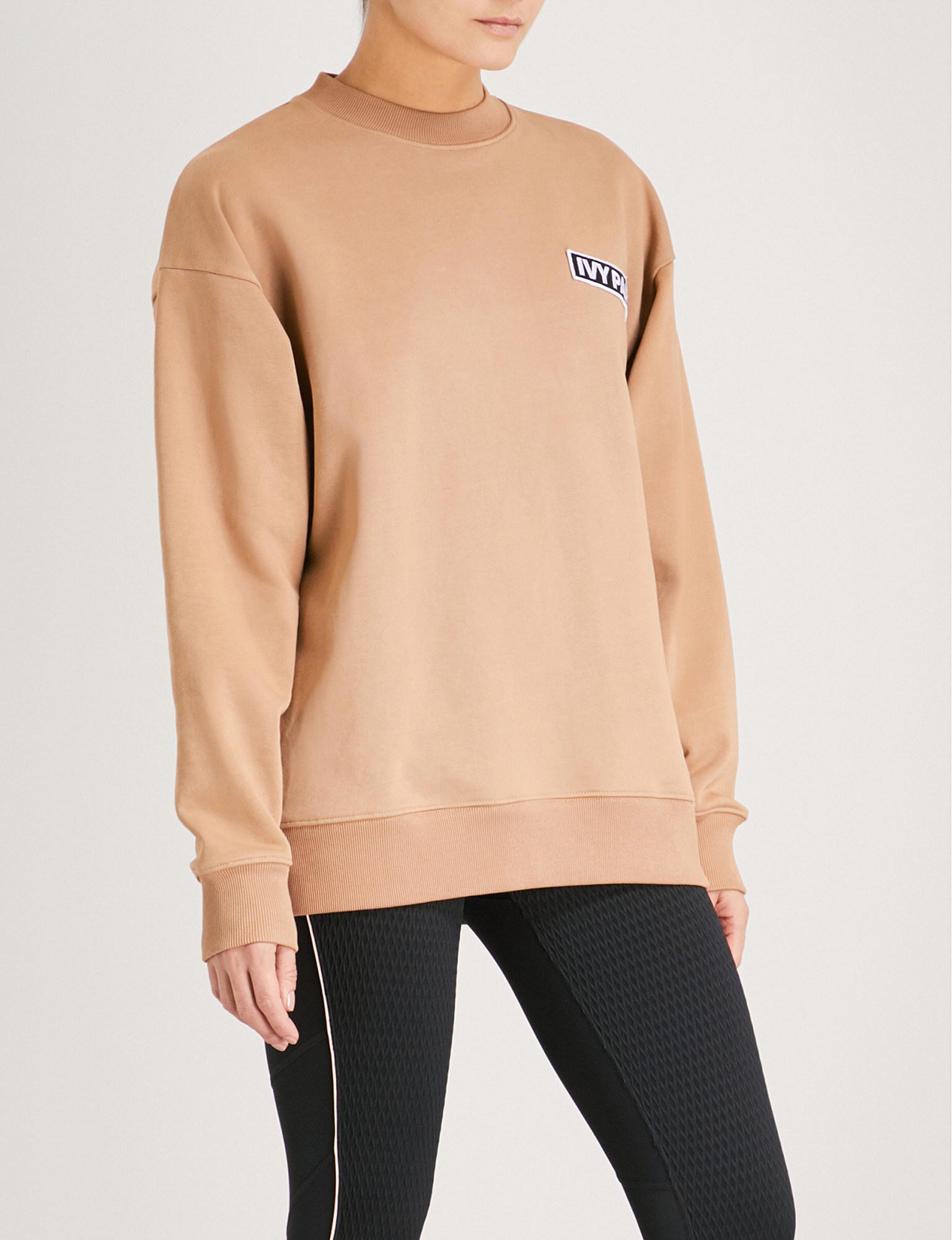 ivy park baseball stitch sweatshirt