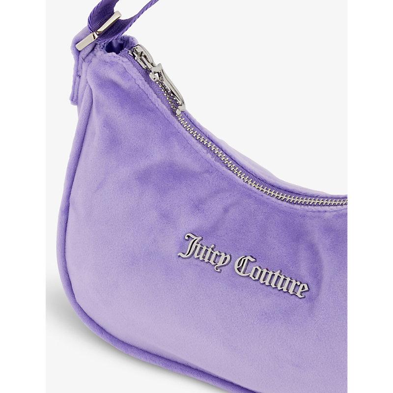 JUICY COUTURE CROSSBODY bag purse handbag purple leopard print velour  £18.49 - PicClick UK