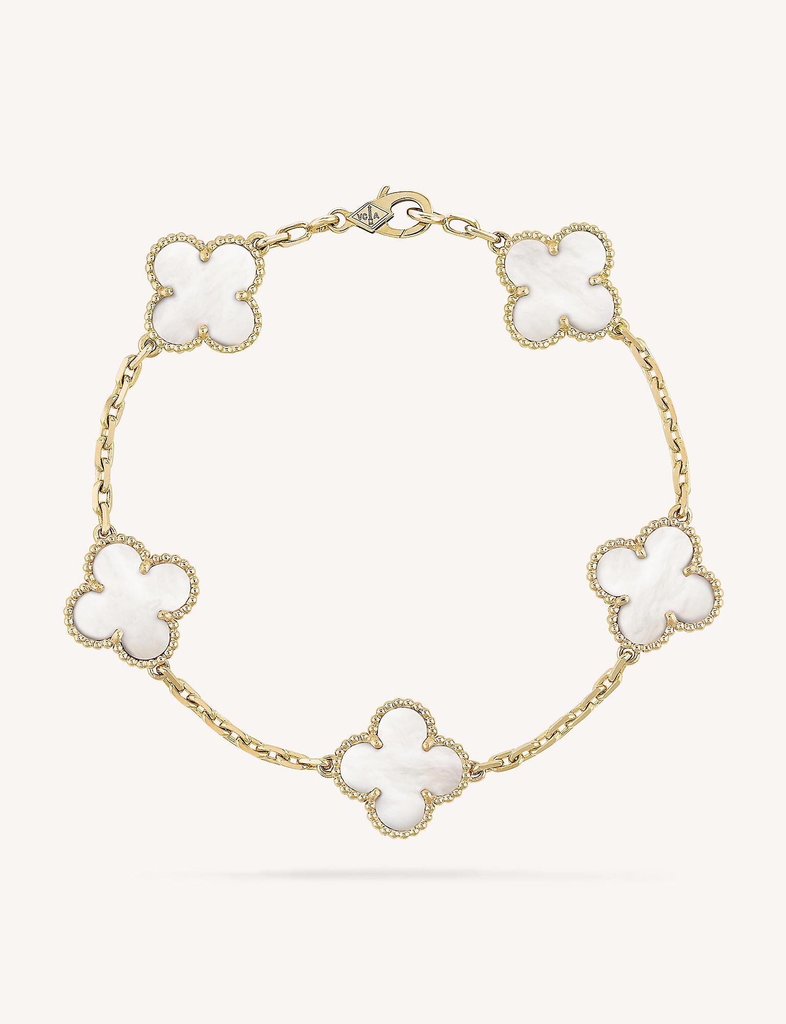Perlée yellow gold bracelet Van Cleef & Arpels Gold in Yellow gold -  37398426-sonthuy.vn
