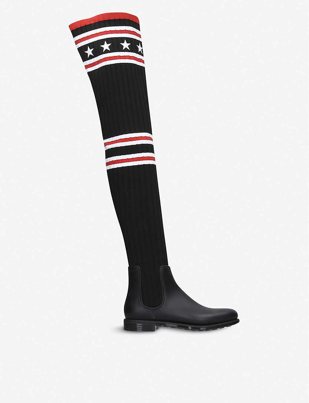 givenchy rain boots green