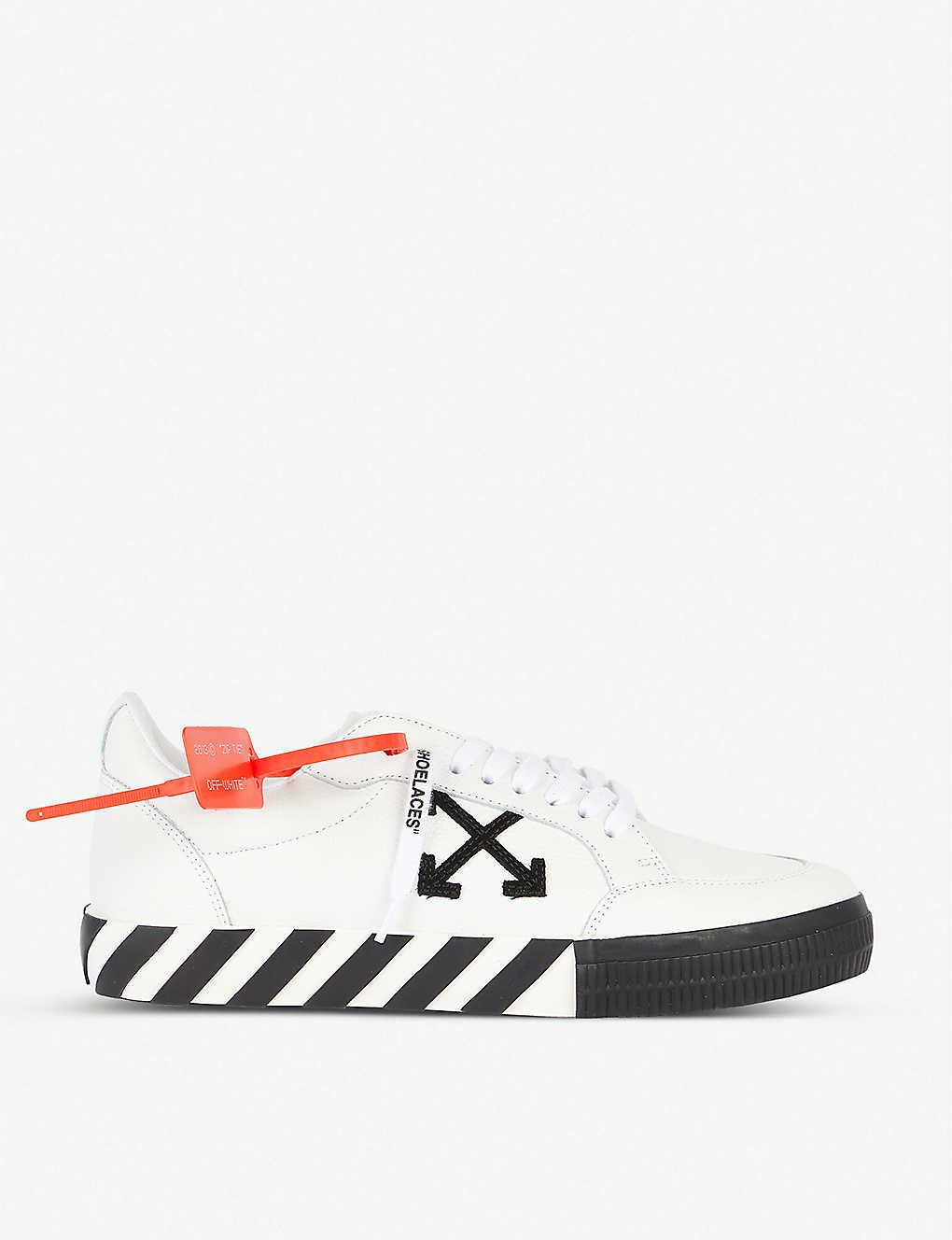 off white vulc leather