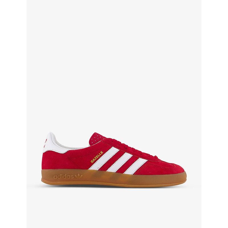 adidas Gazelle Indoor Suede Trainers in Red for Men | Lyst