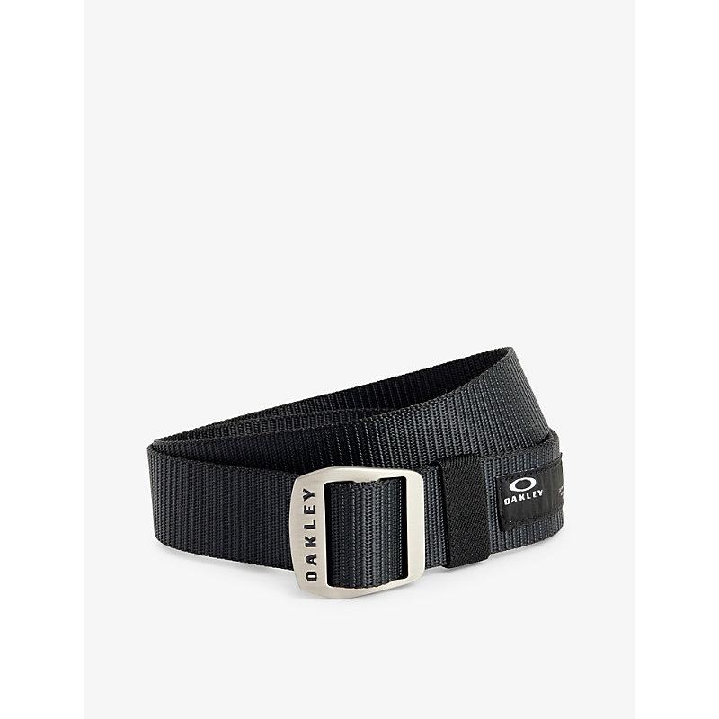 Oakley Coyote Branded Buckle Webbing Belt in Black for Men Lyst