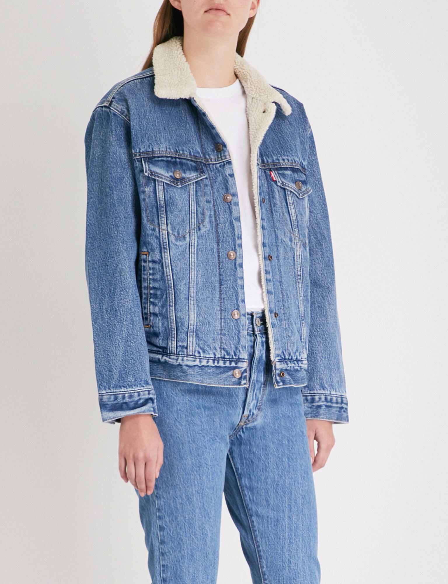 levi's ex boyfriend sherpa jacket