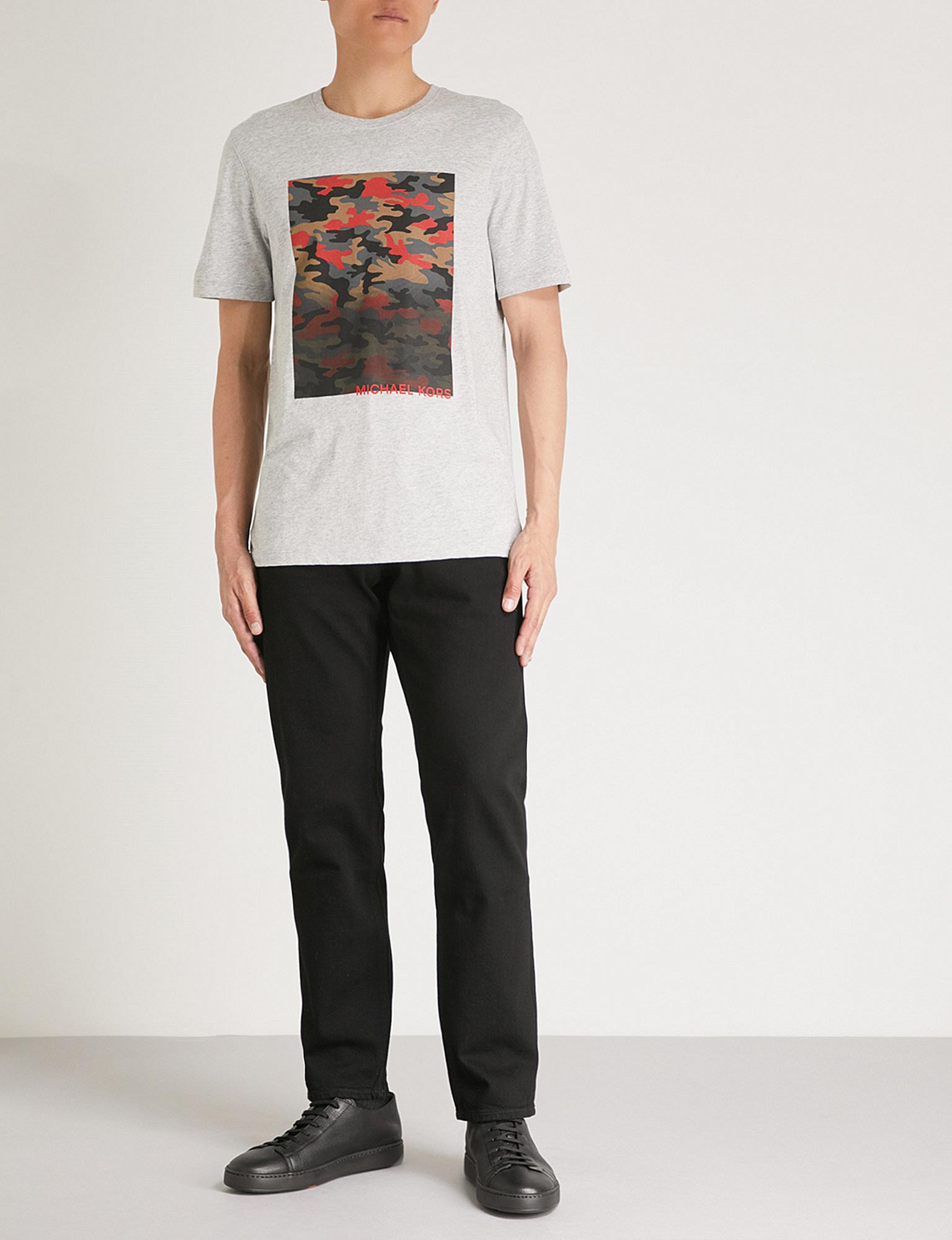 michael kors camo shirt