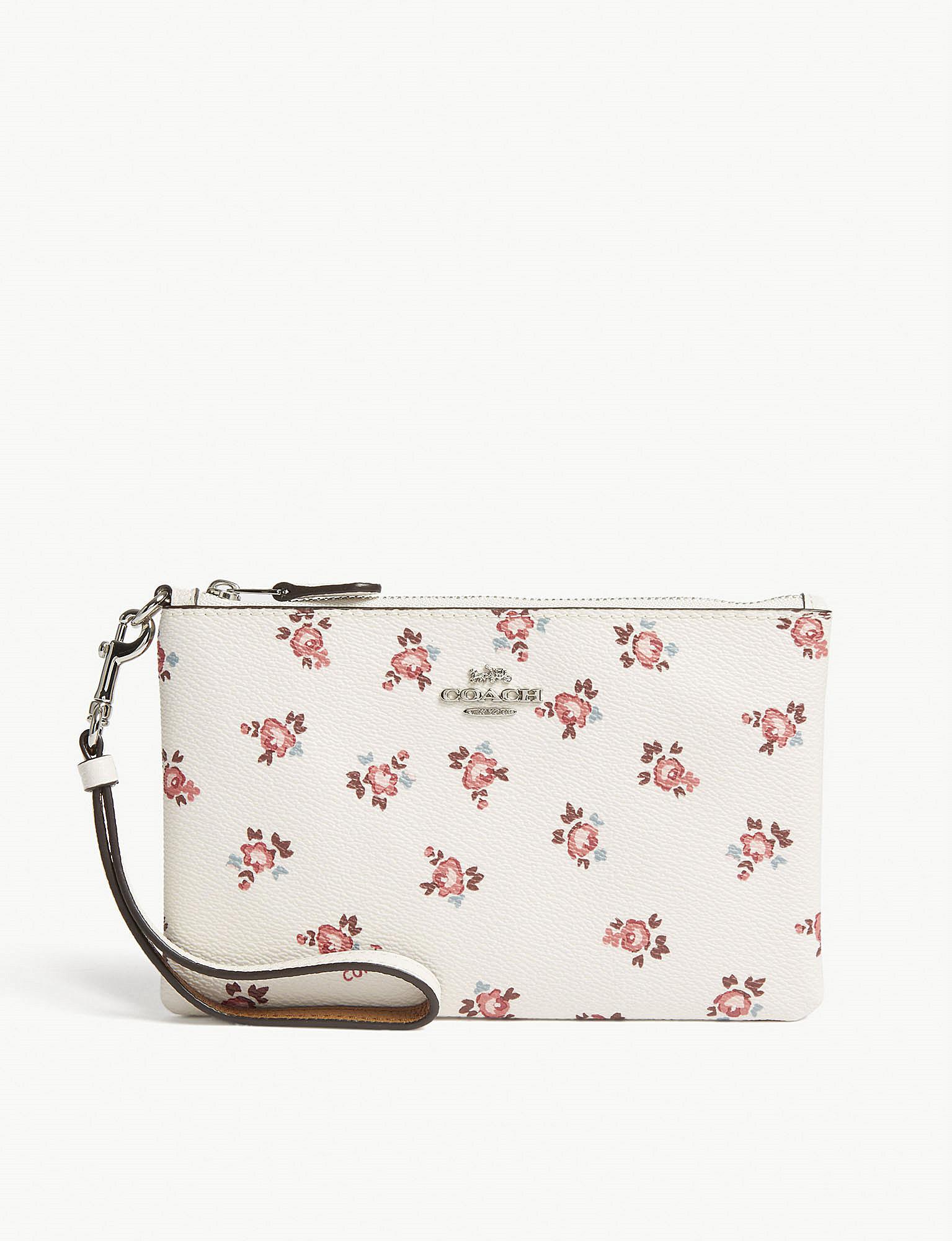 coach wristlet flower