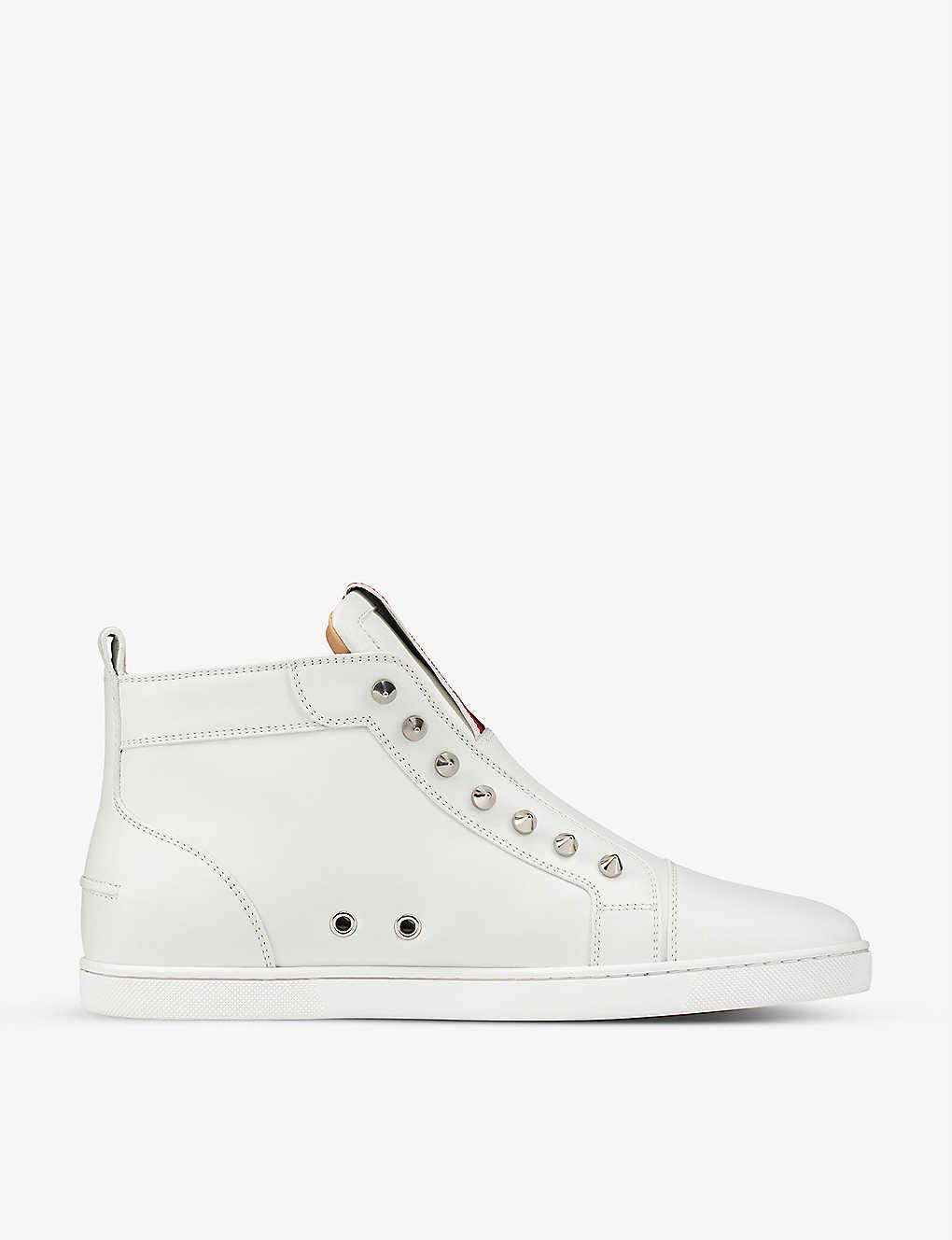 Christian Louboutin F.a.v Fique A Vontade Leather High-top Trainers in ...
