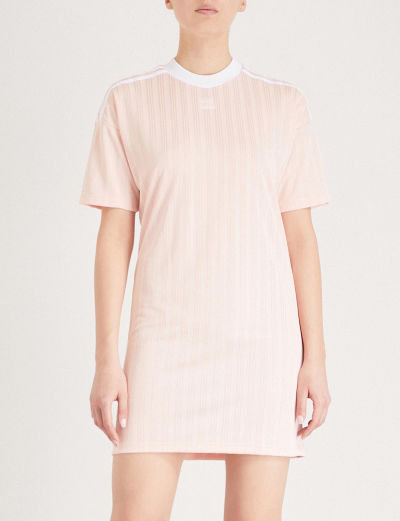 adidas trefoil dress pink