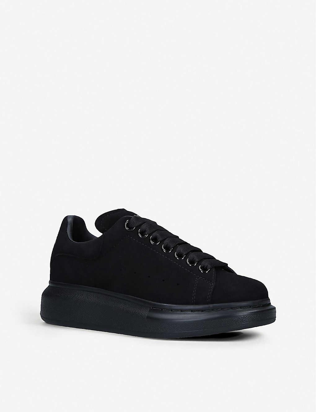 Alexander McQueen Runway Leather And Suede Platform Trainers in White ...
