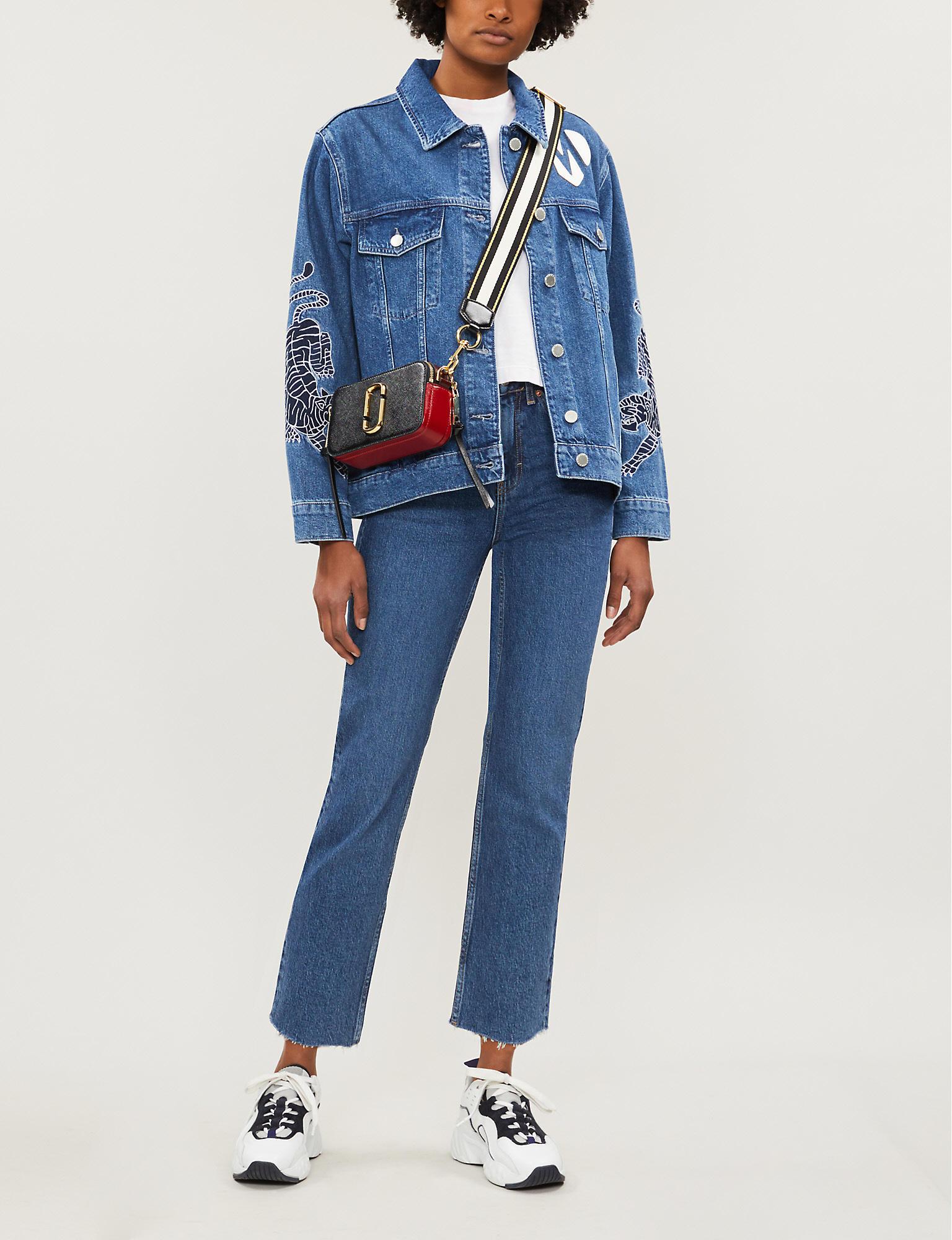 maje jean jacket