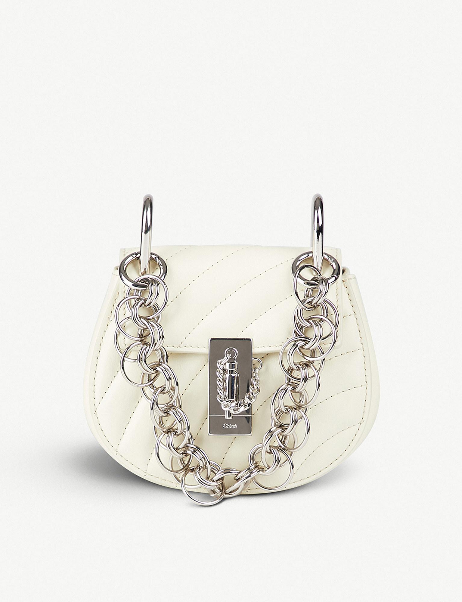 chloe drew bag white