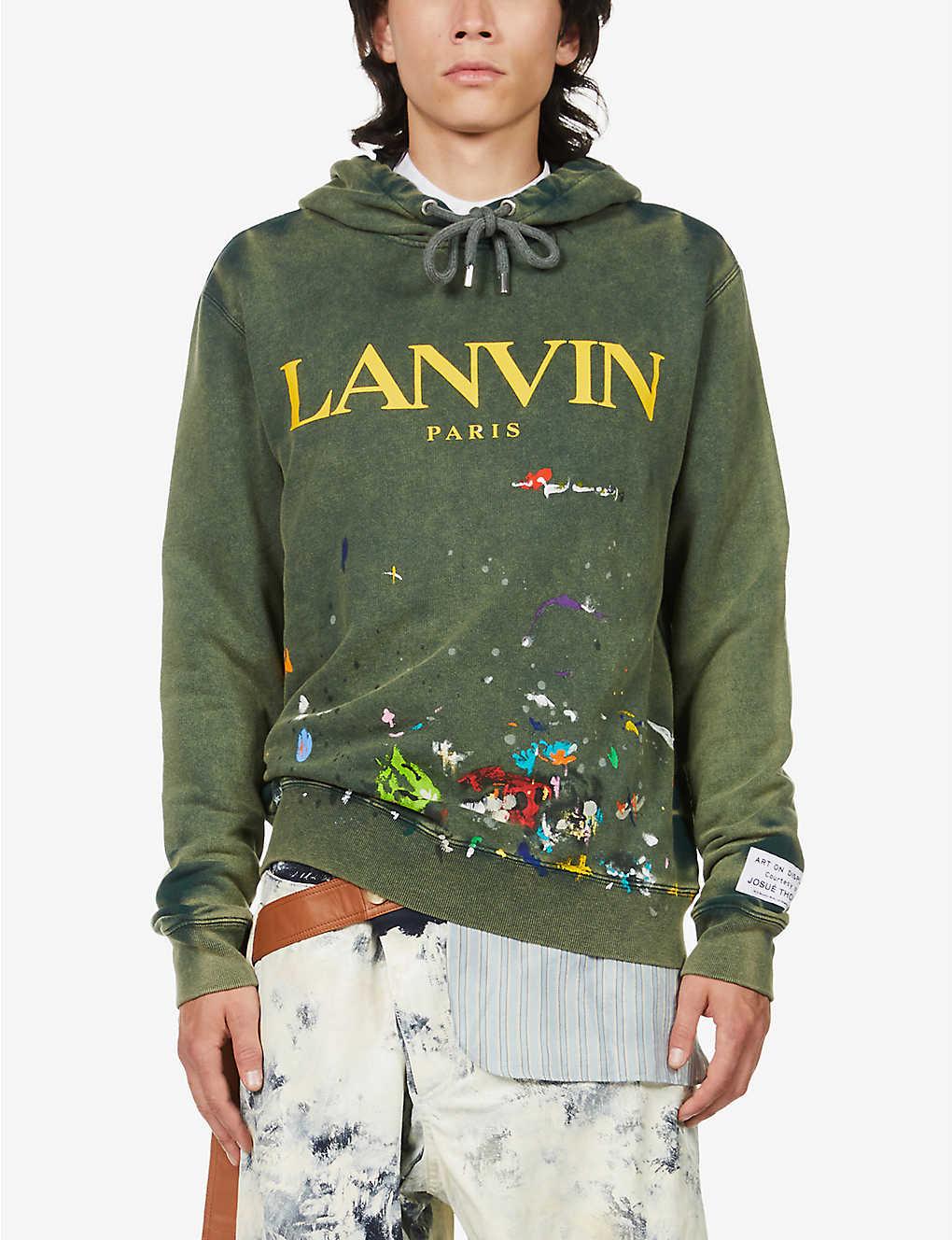 GALLERY DEPT X LANVIN パーカー Lサイズ グリーン - トップス