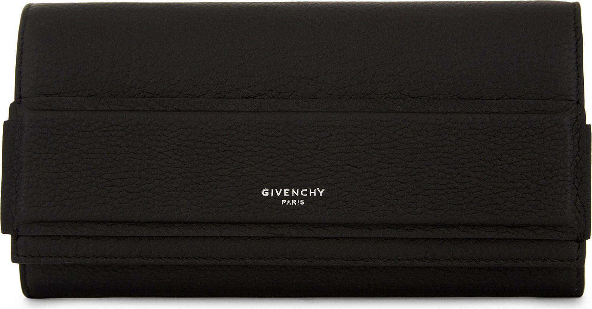 Givenchy Horizon Leather Wallet in Black Lyst