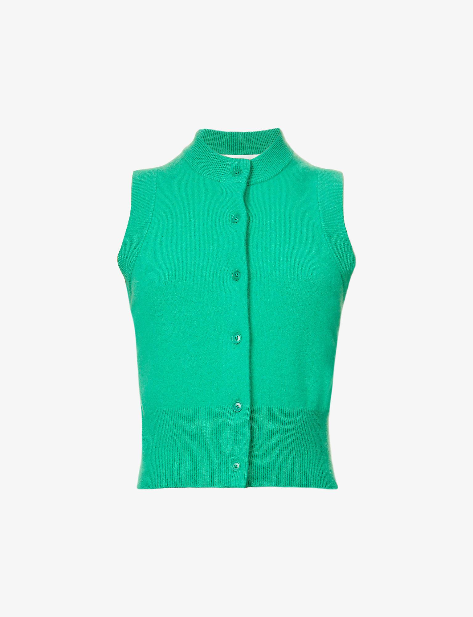 Extreme Cashmere Corset Slimfit Cashmereblend Cardigan in Green Lyst