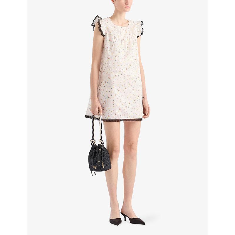【プラダ・PRADA】Jacquard print mini-dress 0400022080389?wid=600&hei=800&