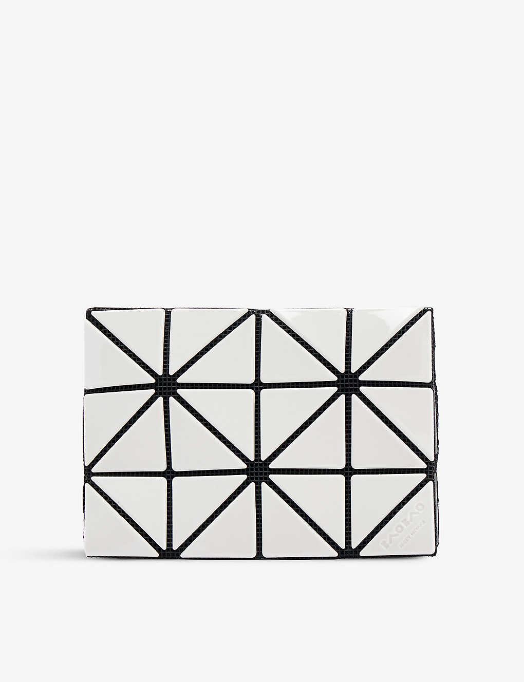 Bao Bao Issey Miyake Lucent Woven Card Holder in White | Lyst