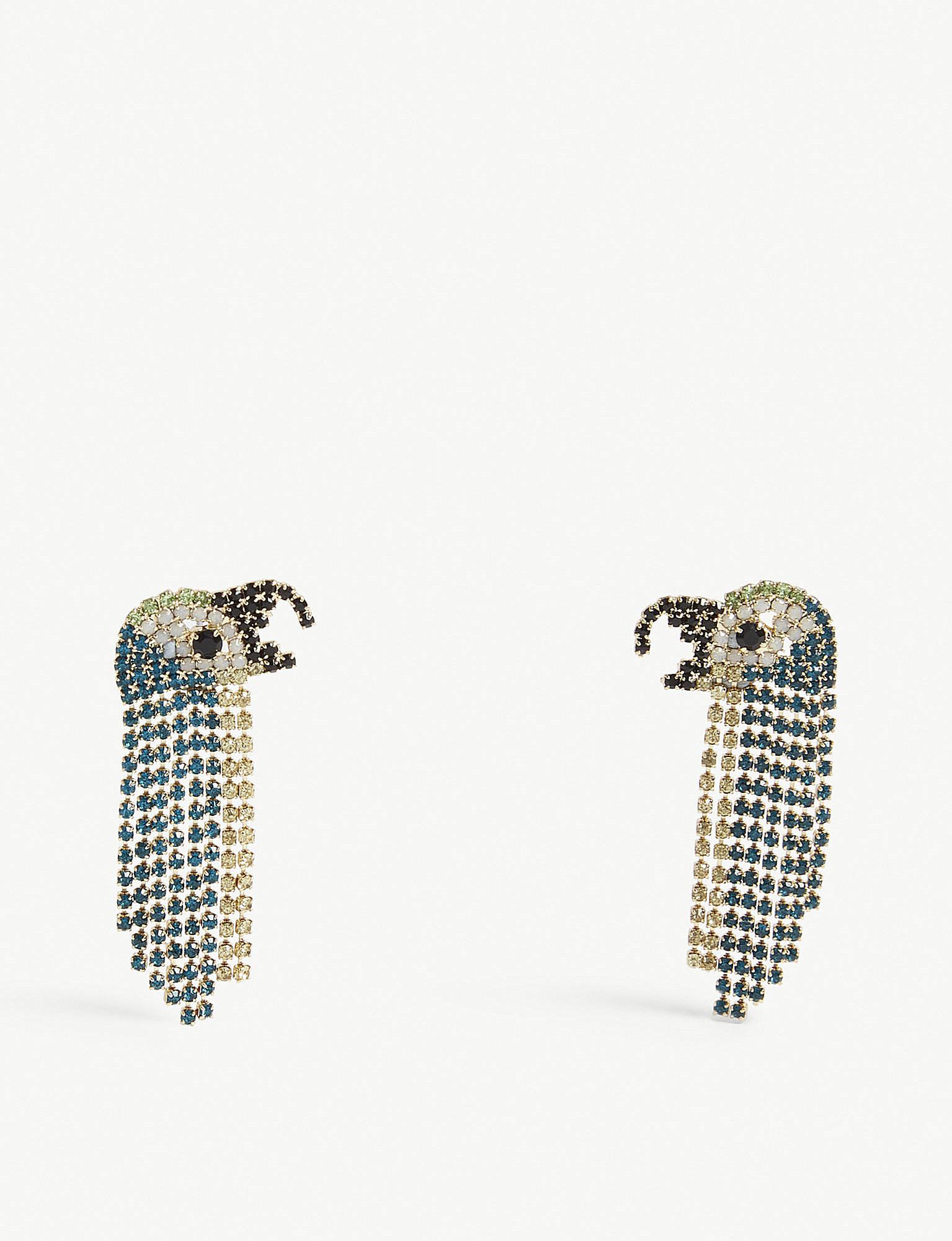 baublebar parrot earrings