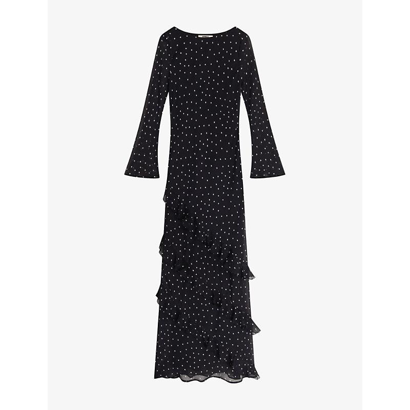 Designer Black Long Sleeve Polka Dot Dresses for Women - Up to 70% off |  Lyst