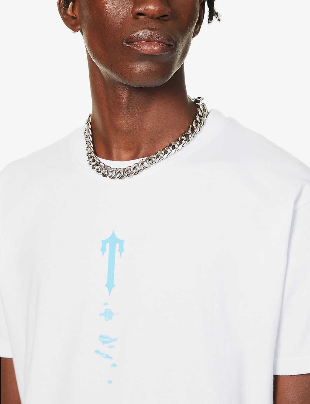 Trapstar X Dave Art Of War Logo-print Cotton-jersey T-shirt in White for  Men | Lyst