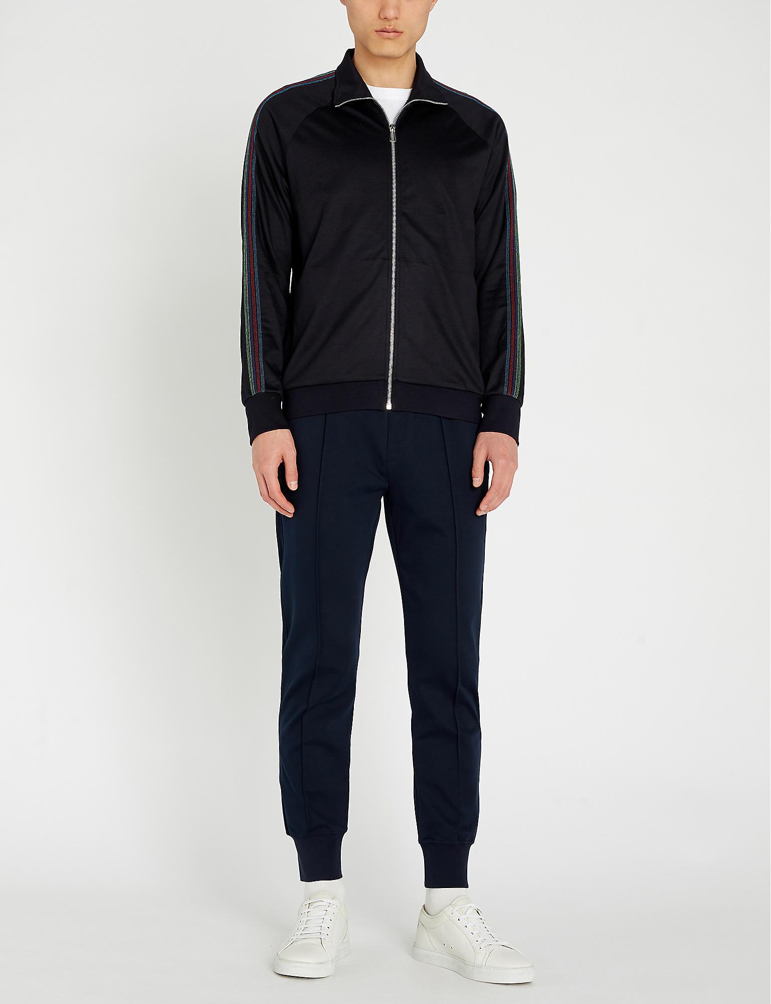 PS by Paul Smith Zip-up Cotton-blend Tracksuit Jacket in Navy (Blue) for  Men - Lyst