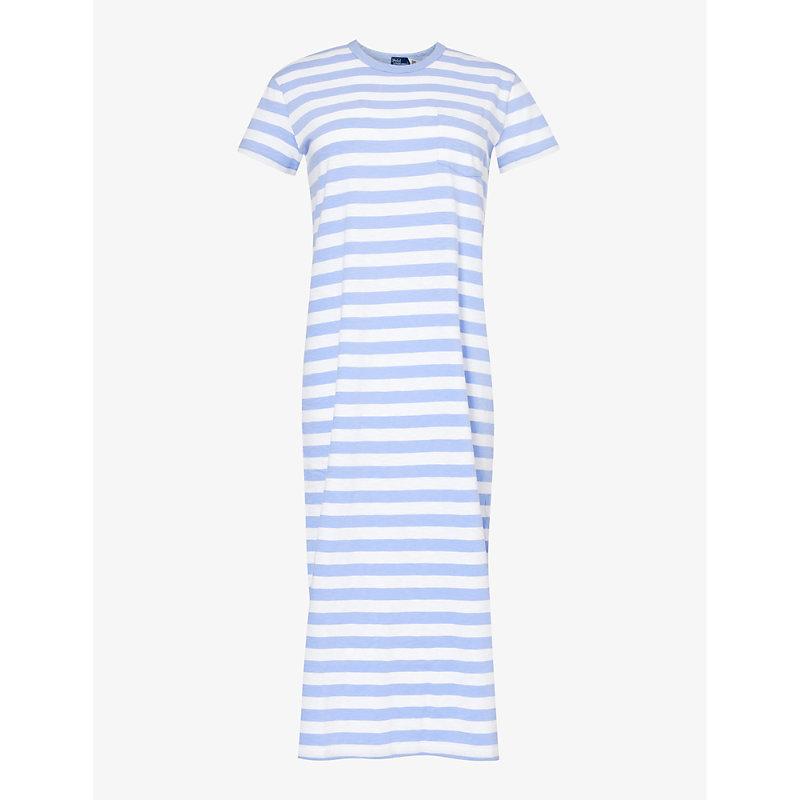 Polo Ralph Lauren Kadne knitted midi dress - White
