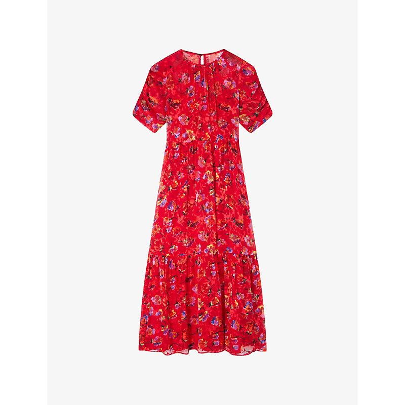 【LK BENNETT】ティリー シルクブレンド フローラルドレス LK Bennett Floral Dresses for Women | Lyst