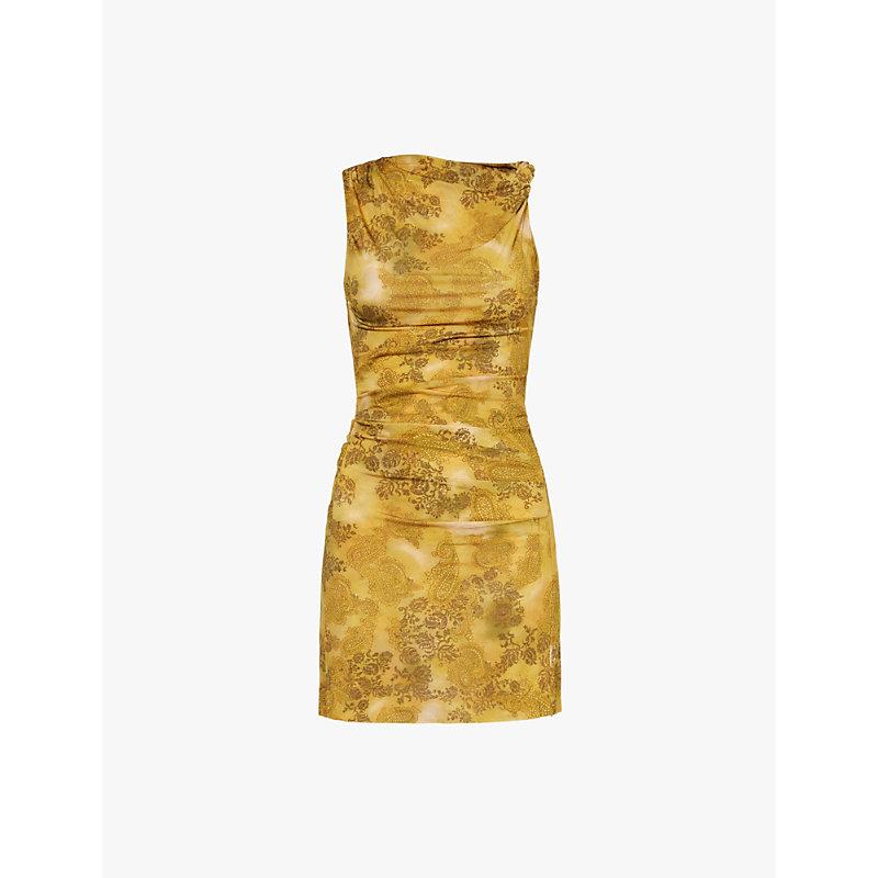 bec and bridge gold mini dress BEC + BRIDGE main image 0