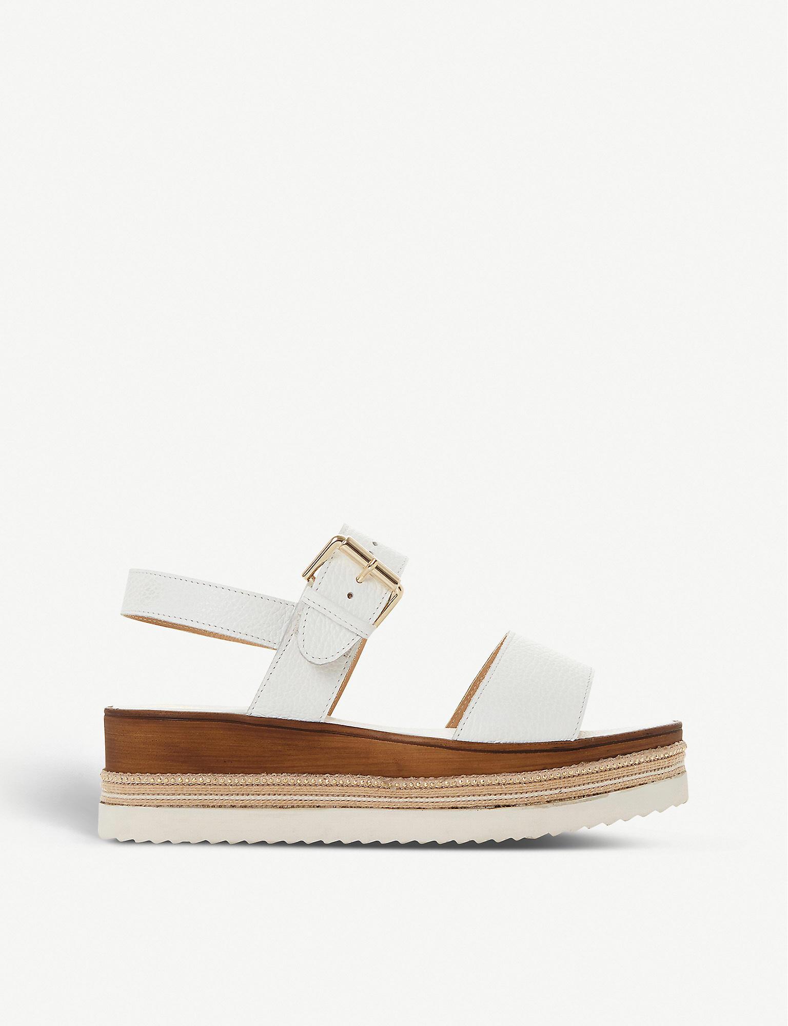 dune white sandals