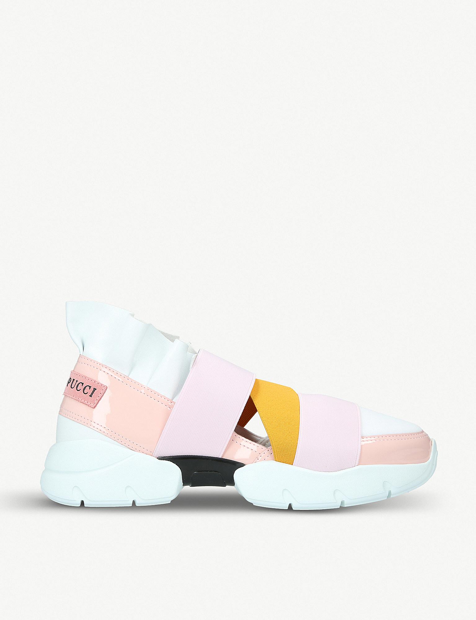 pink emilio pucci sneakers