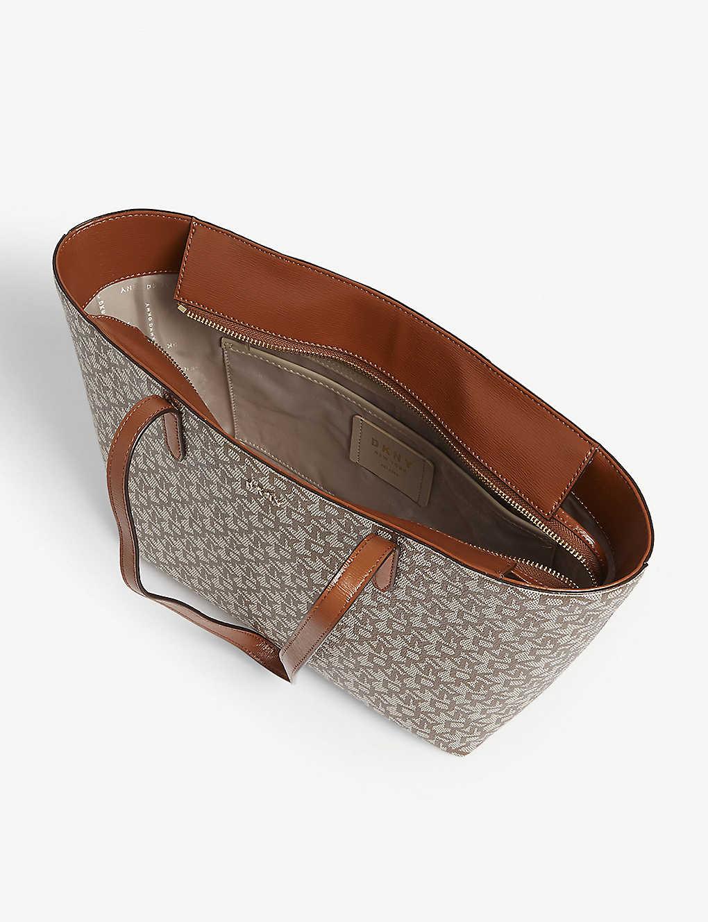 dkny bryant logo satchel
