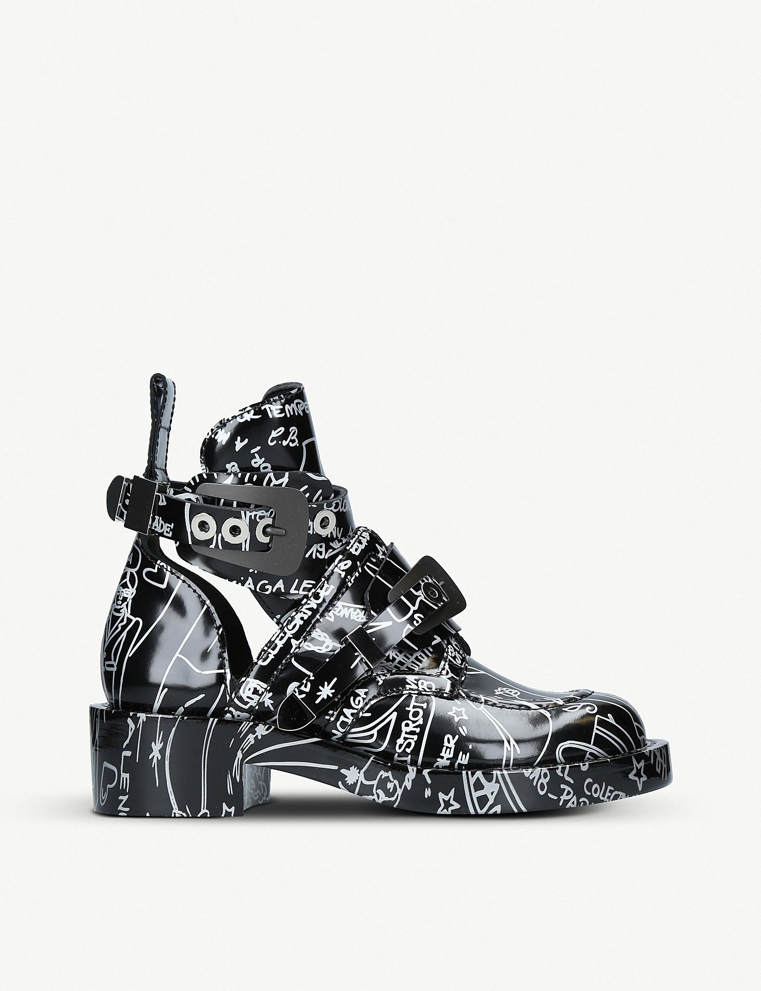 balenciaga graffiti boots, great deal 