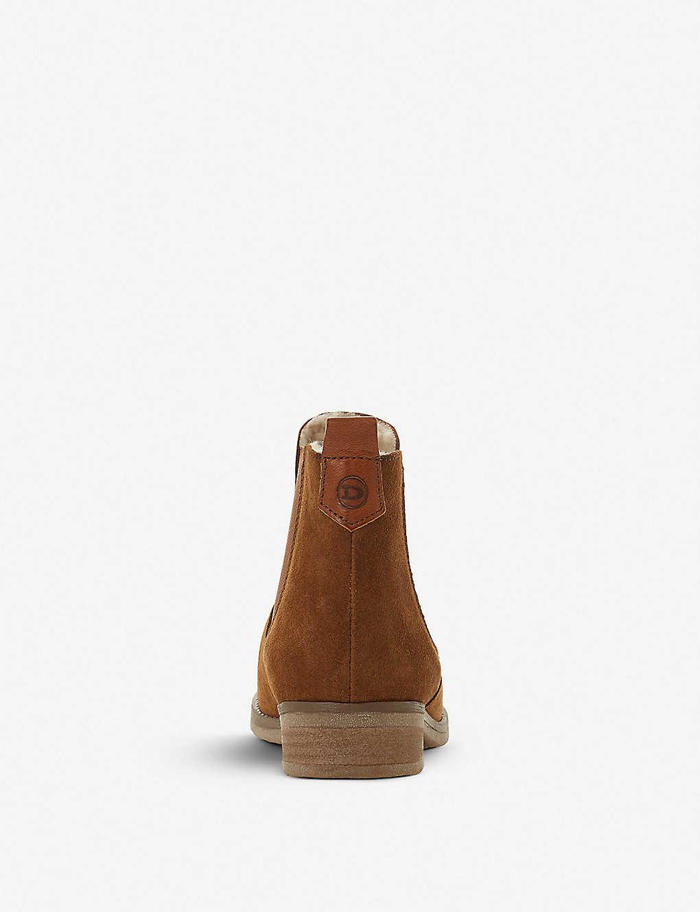 dune prompted suede chelsea boots