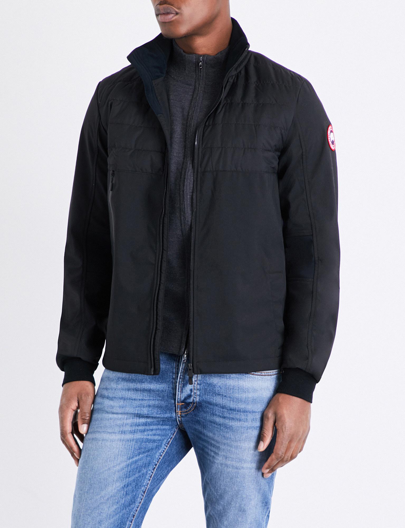 Canada Goose Goose Jericho Down-filled Shell Bomber Jacket in Black for Men  - Lyst