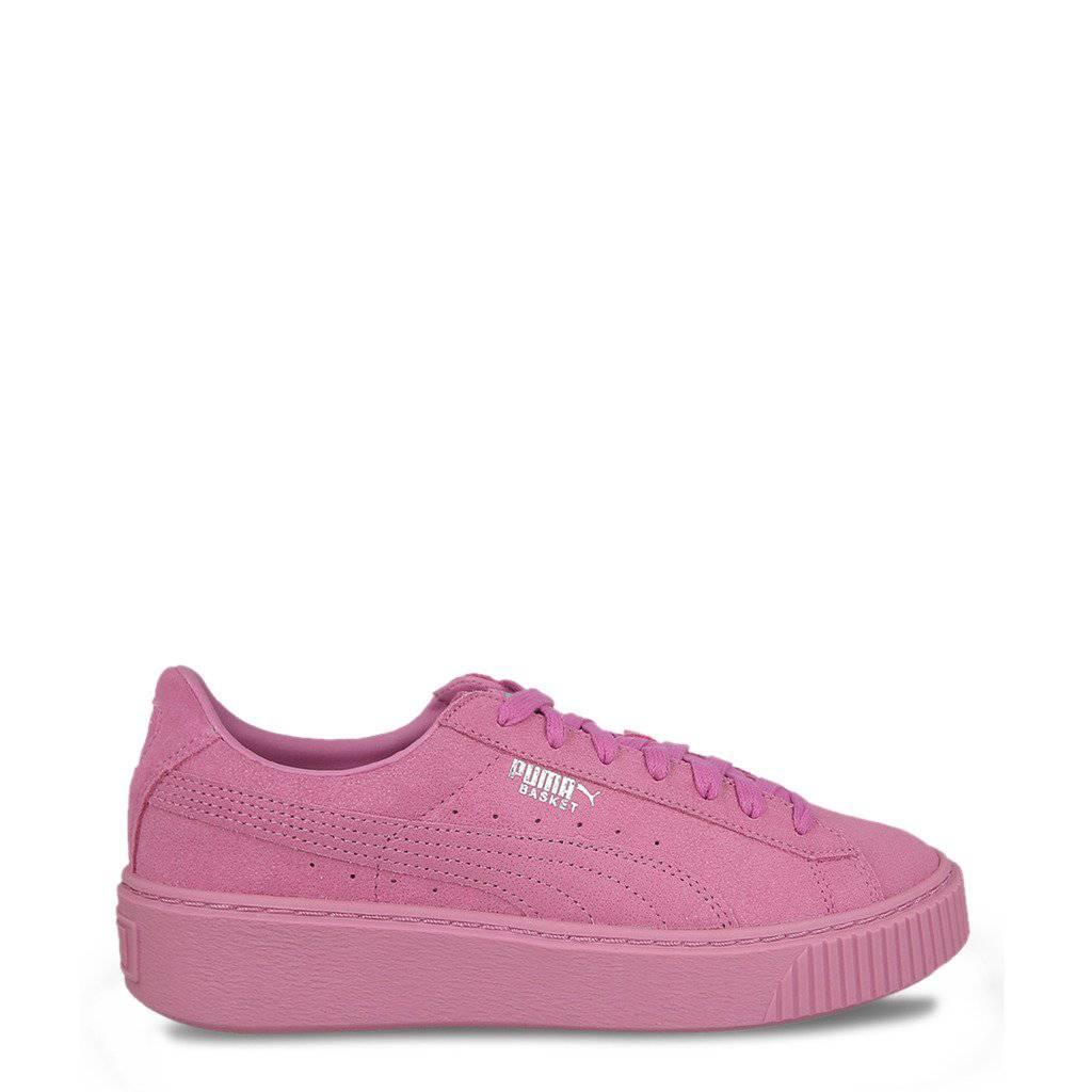puma platform basket sneakers