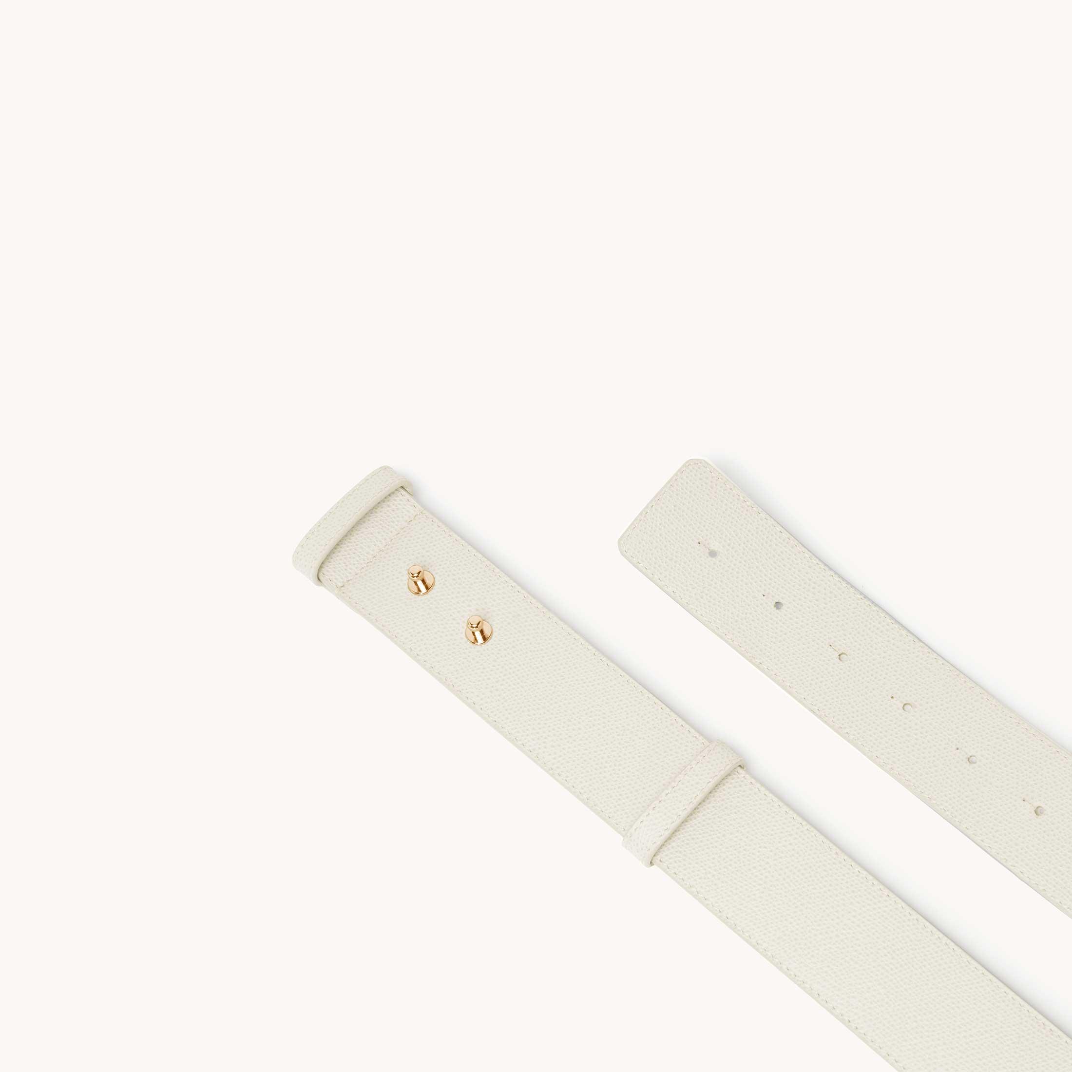 Senreve Mini Armonica Belt | Pebbled in Cream (Natural) - Lyst