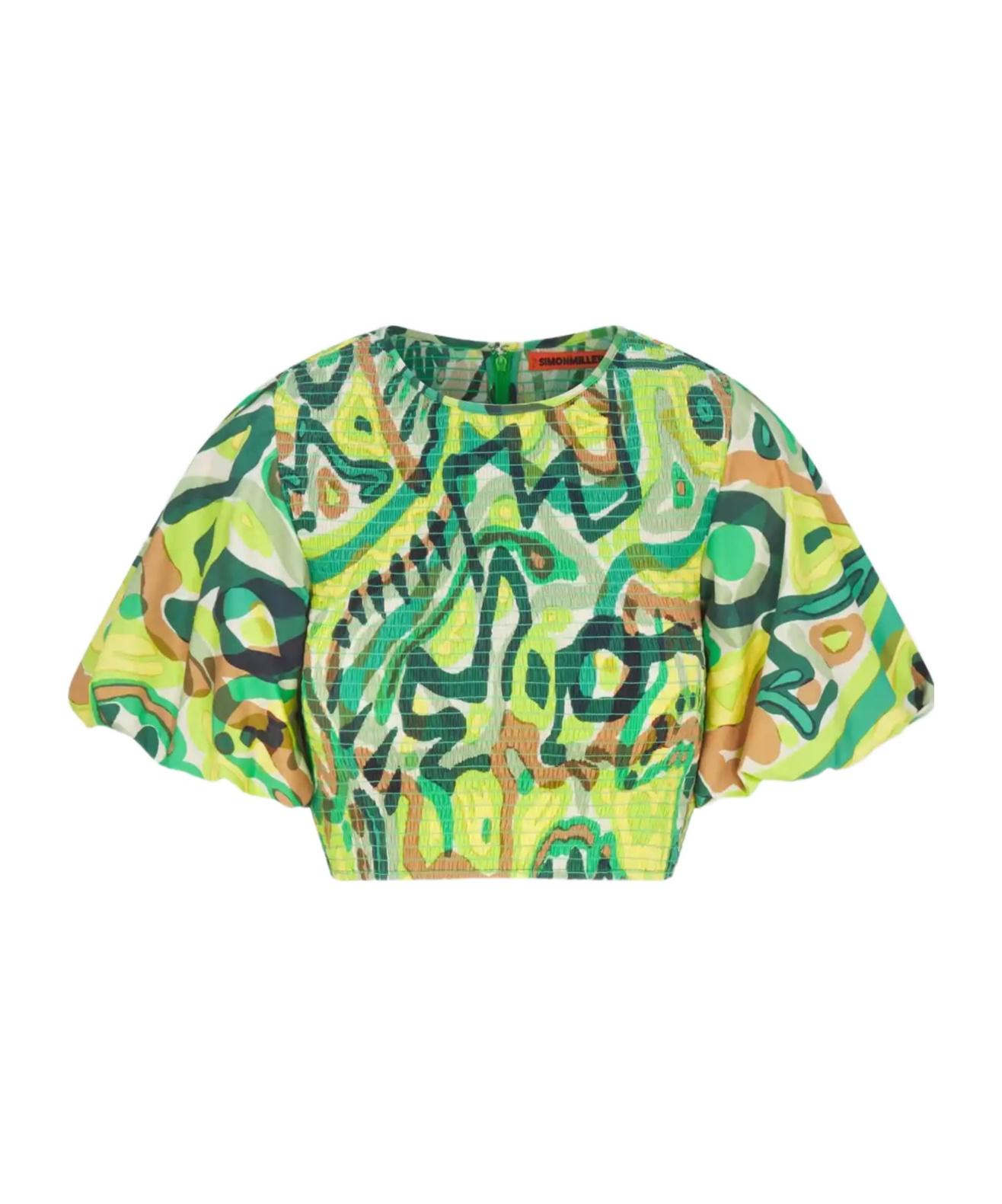 SIMON MILLER 売れ筋商品|||サイモンミラー Tシャツ トップス レディース T-shirts Green Simon Miller T-shirts for Women | Online Sale up to 67% off