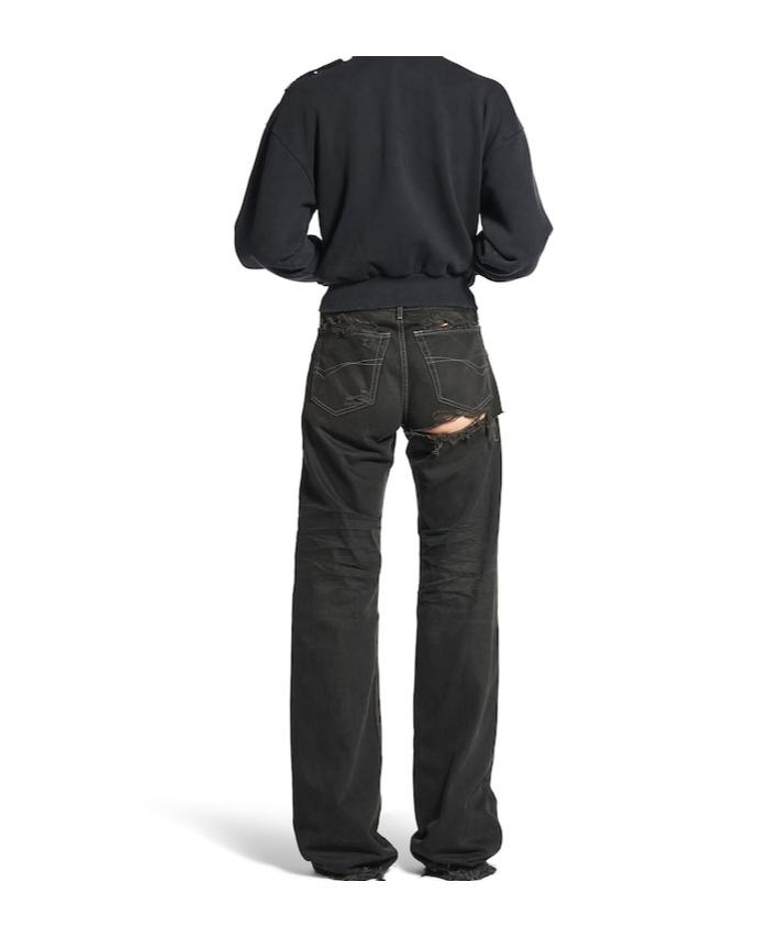 【BALENCIAGA】Fitted Low-waist Pants ローウエスト パンツ Women's Fitted Low-waist Pants in Black | Balenciaga US
