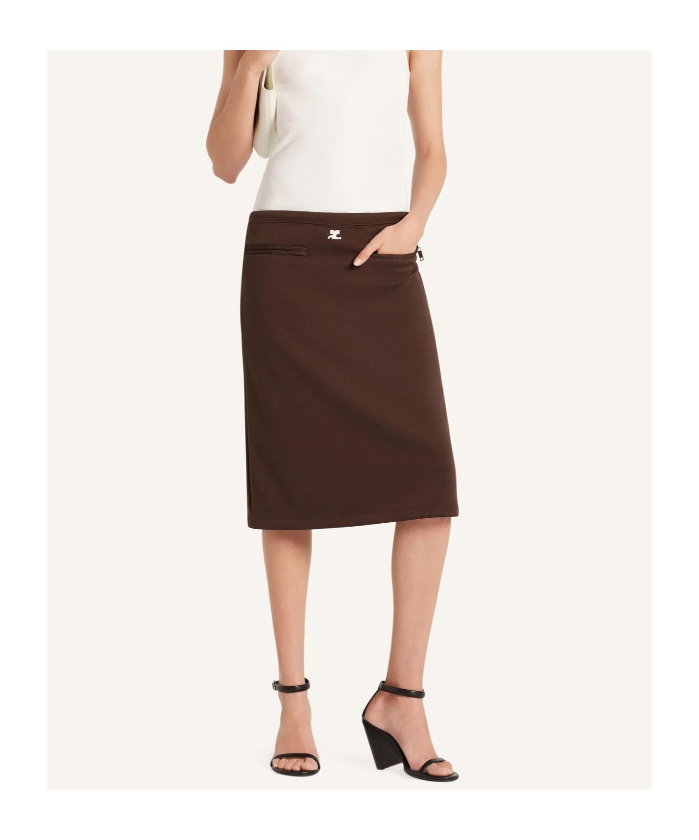 【関税&送料込】Courreges Midi Skirt REEDITION VINYL MINI SKIRT - courrèges (クレージュ)