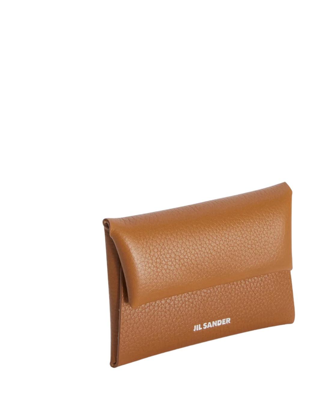 折りたたみ財布 JIL Sander Wallets Women Leather Brown/Acorn Jil Sander Small Calf Leather Goji Wallet in Brown | Lyst Canada