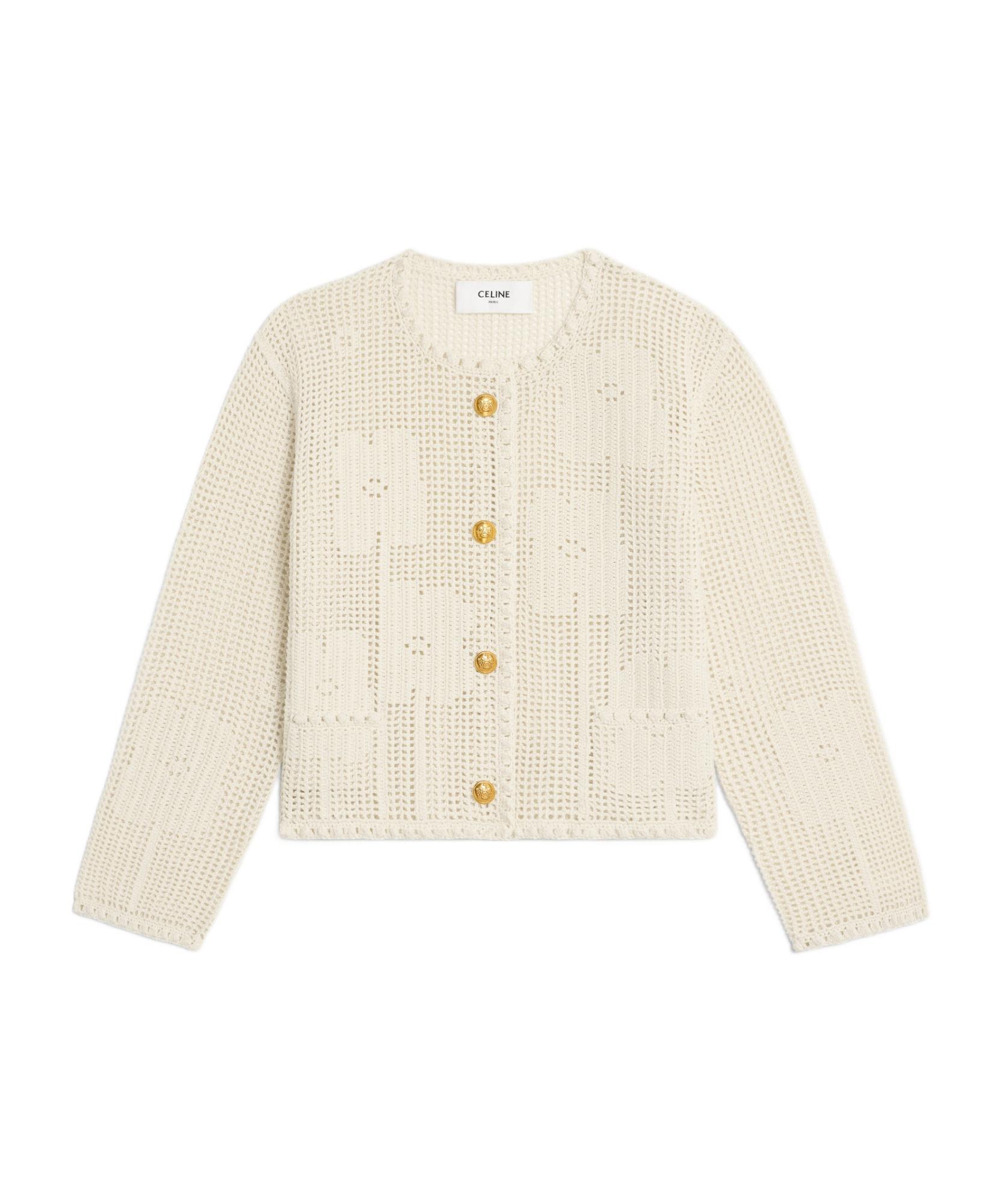 ジャケット CELINE | CARDIGAN JACKET IN HERITAGE CASHMERE 2AJ47317V.01MA CARDIGAN JACKET IN DOUBLE FACE CASHMERE - | CELINE