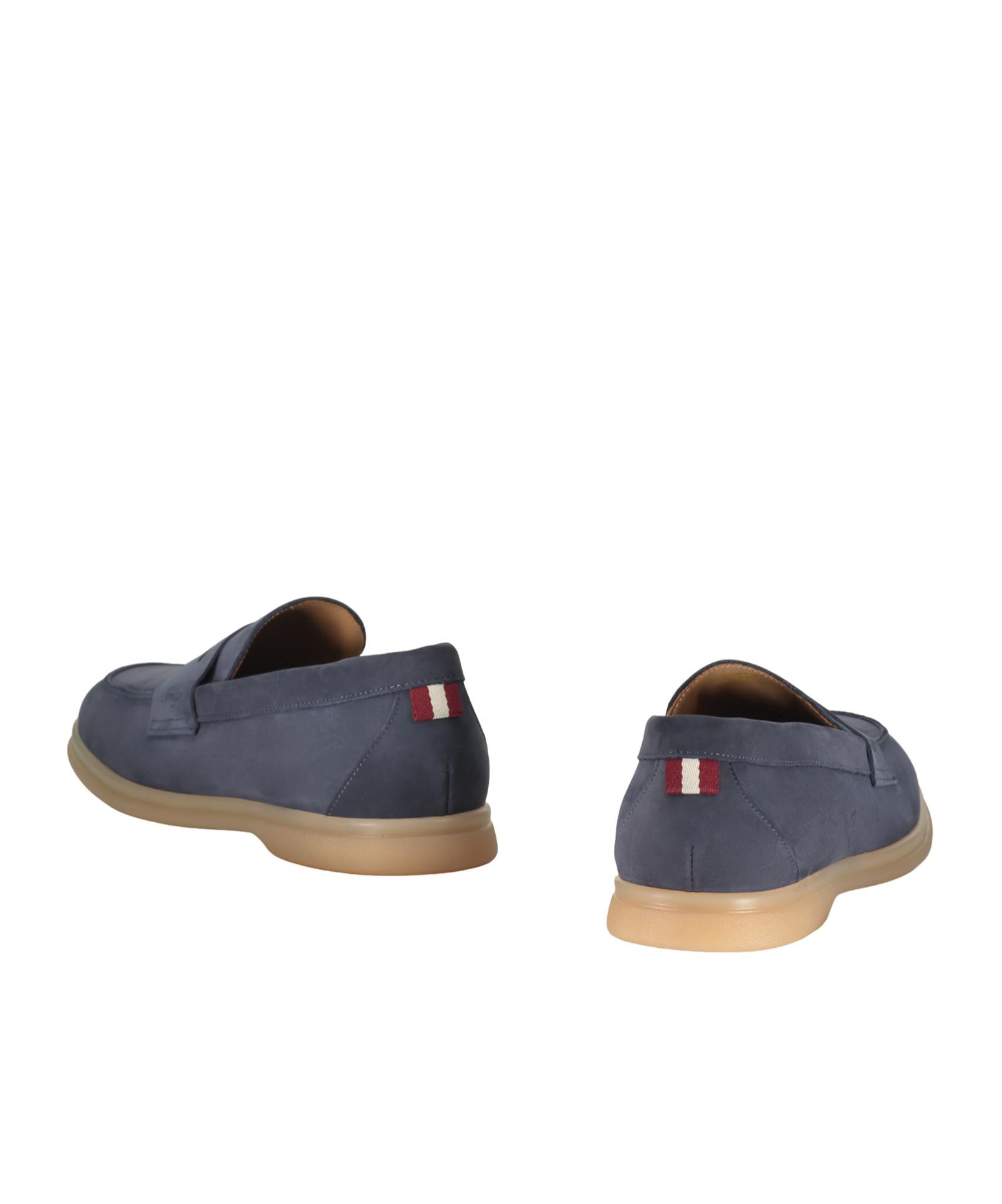 BALLYS Switzerland Navy Blue Suede Loafers Size: 11.5 Navy blue  main image 2