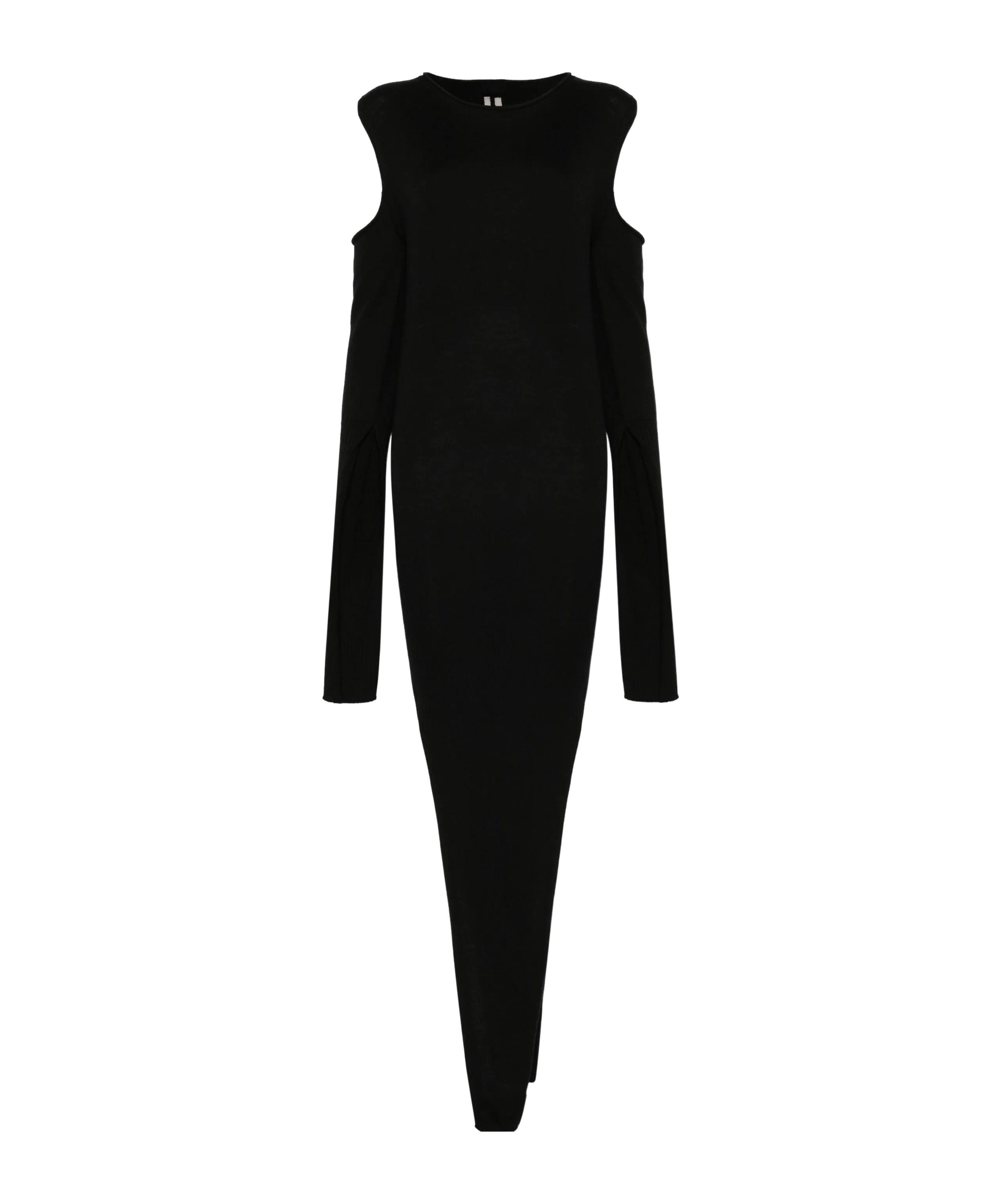 Rick Owens Cut Out-Detail Maxi Dress in Black | Lyst