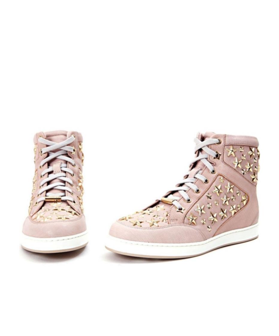 靴 Jimmy Choo Gold High-Top Sneakers Jimmy Choo High-top sneakers for Women | Online Sale up to 70% off
