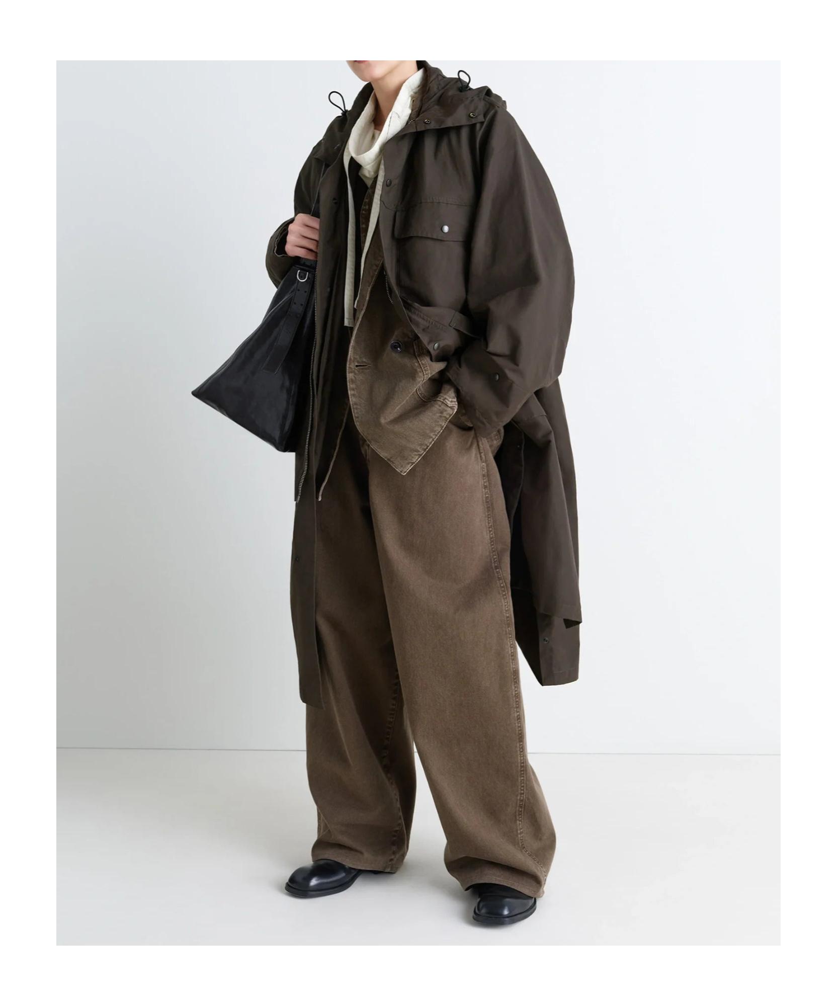 Lemaire Pocket-Detail Hooded Raincoat in Black for Men | Lyst