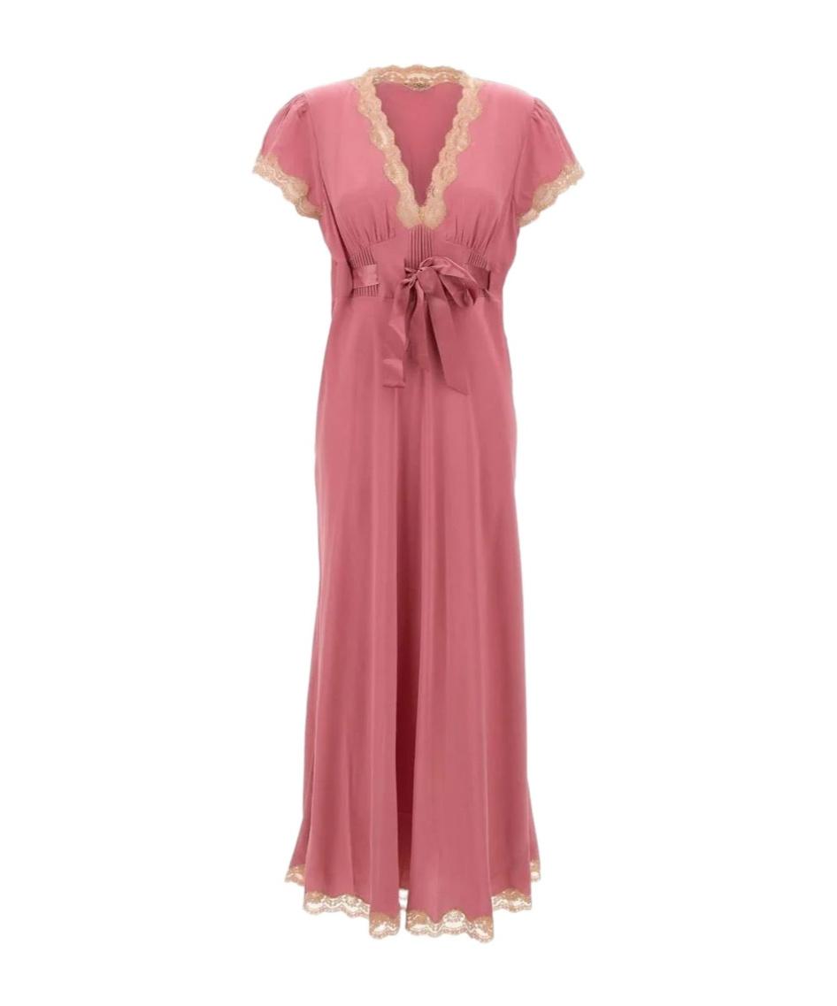 strapless open back dress Ashley Lauren 11269 - Off Shoulder Organza High Low Gown 4 / Hot Pink/Blush main image 0