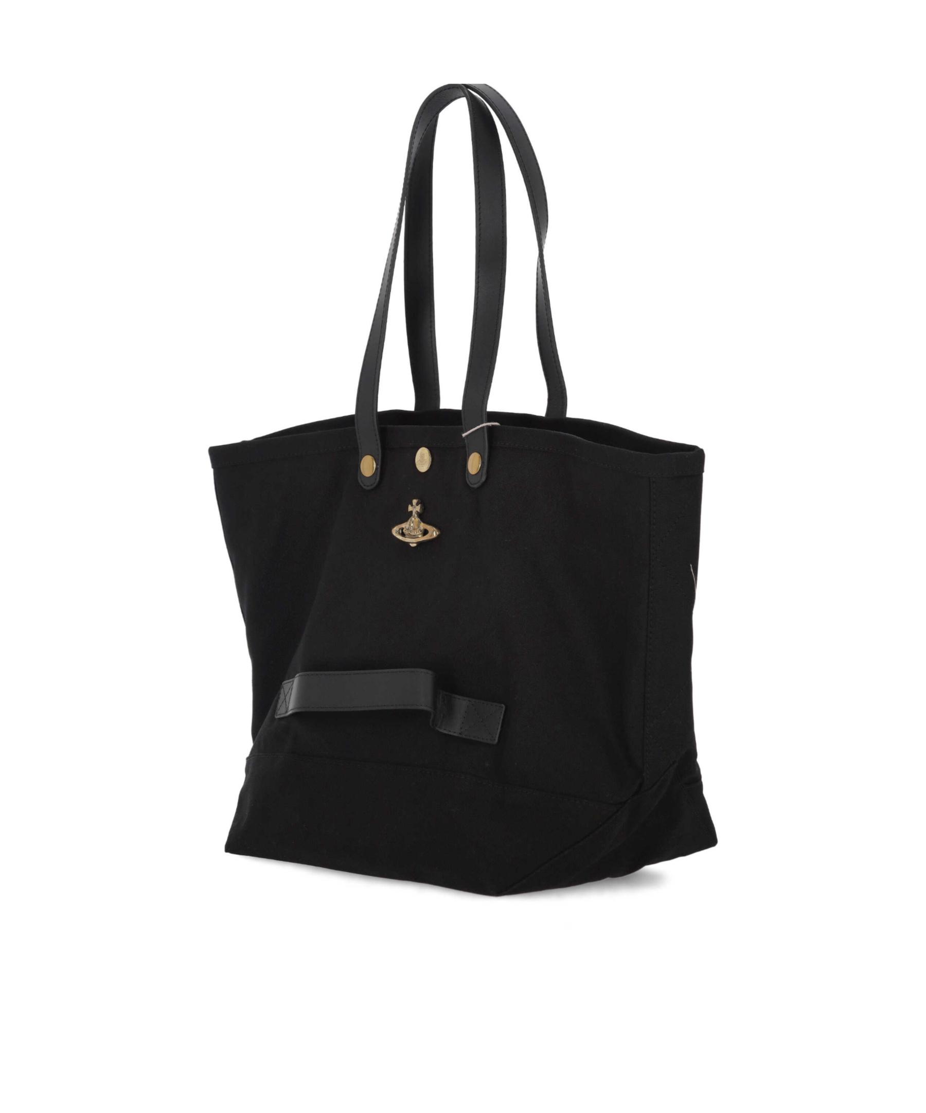 トートバッグ VIVIENNE WESTWOOD WOMAN HANDBAGS Vivienne Westwood Orb レザー トートバッグ | ブラック