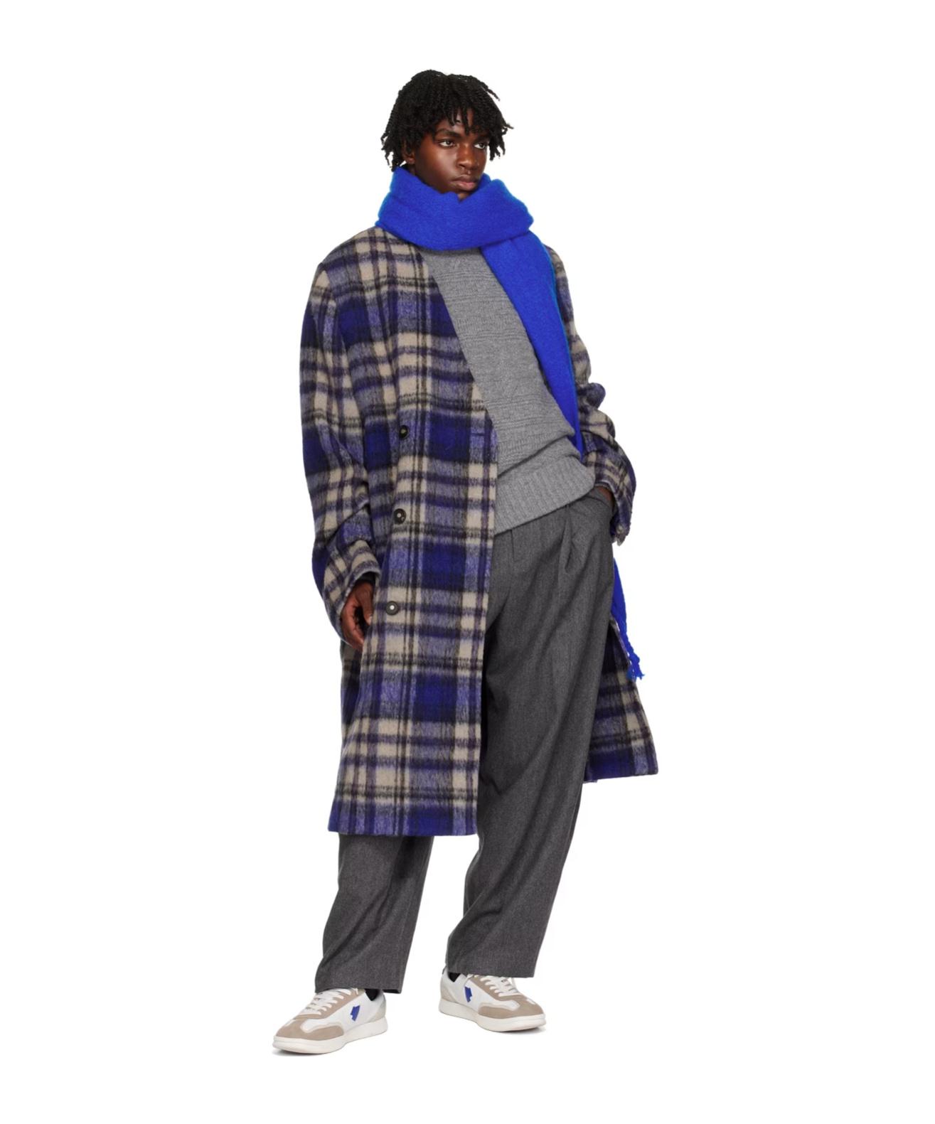 ジャケット・アウター ADERERROR Blue Check Coat adererror ファッション ADERERROR Blue Check Coat