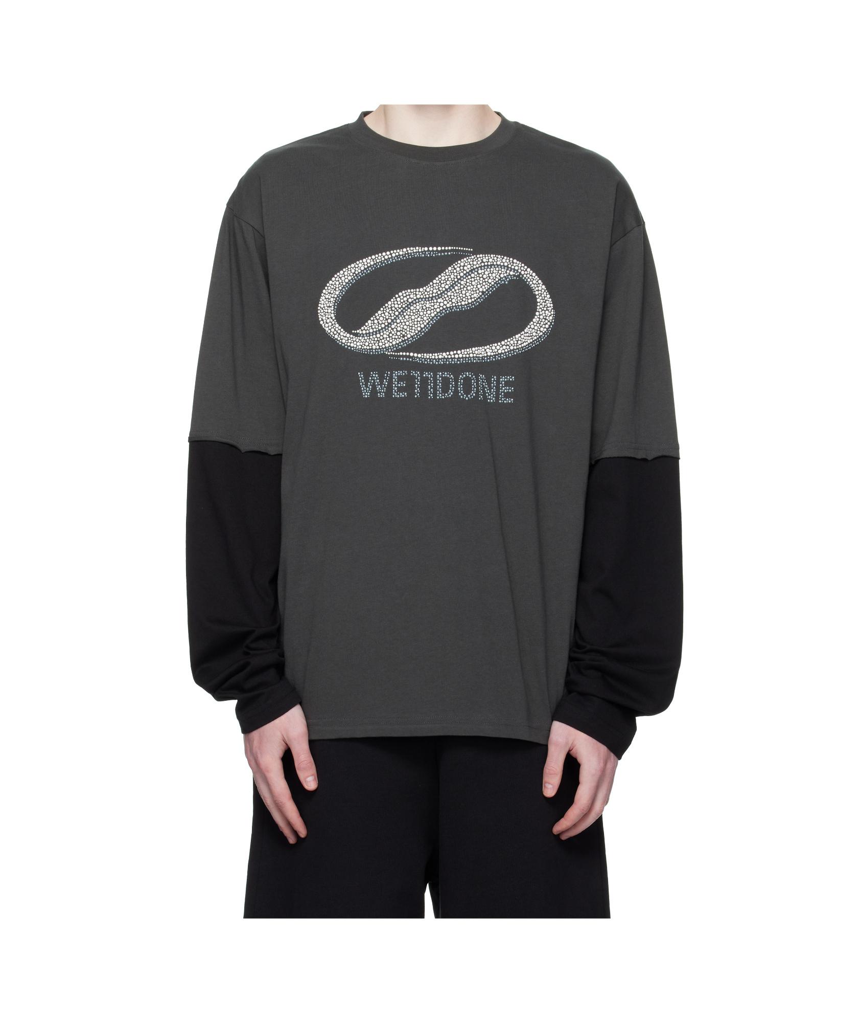 【WE11DONE】 Wave Logo T-Shirt (4 Colors) We11done Black Wave T-Shirt We11done