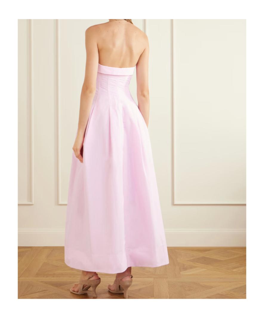 strapless open back dress Valentina Ribbed Knit Mini Dress – Soft Pink – Pegasi M main image 1