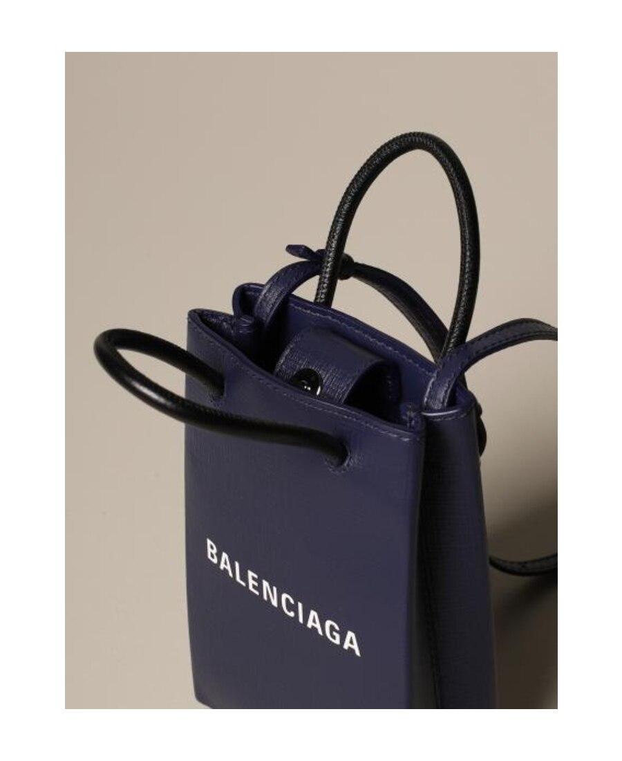 バレンシアガ SHOPPING PHONE HOLDER レオパード｜ファッション